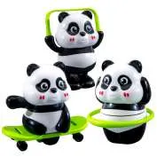 Cute Panda Action Toy Set
