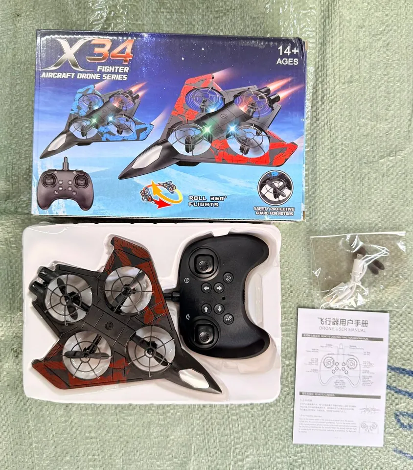 X 34 Fighter Plane