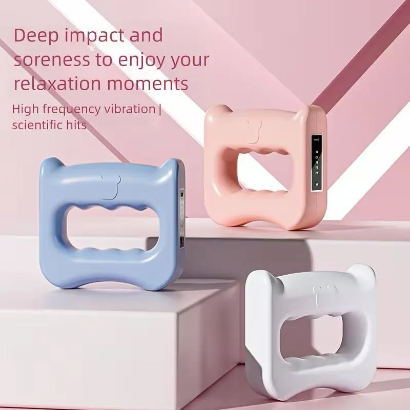 Electric Fascia Massage Ring (Pink, Blue and White)