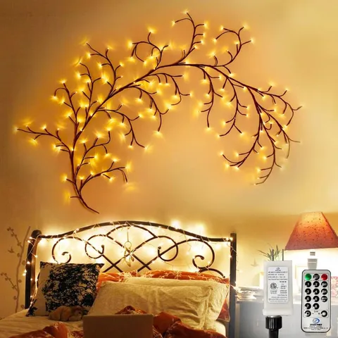 Willow Vine Lights (With Remote & Clips)