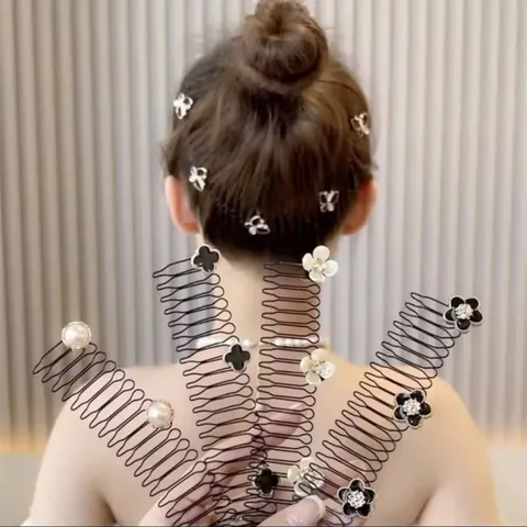 Invisible Flower Hair Clip