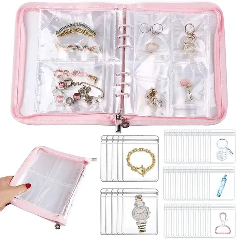 Transparent Jewelry Storage Book (60 Pocket)