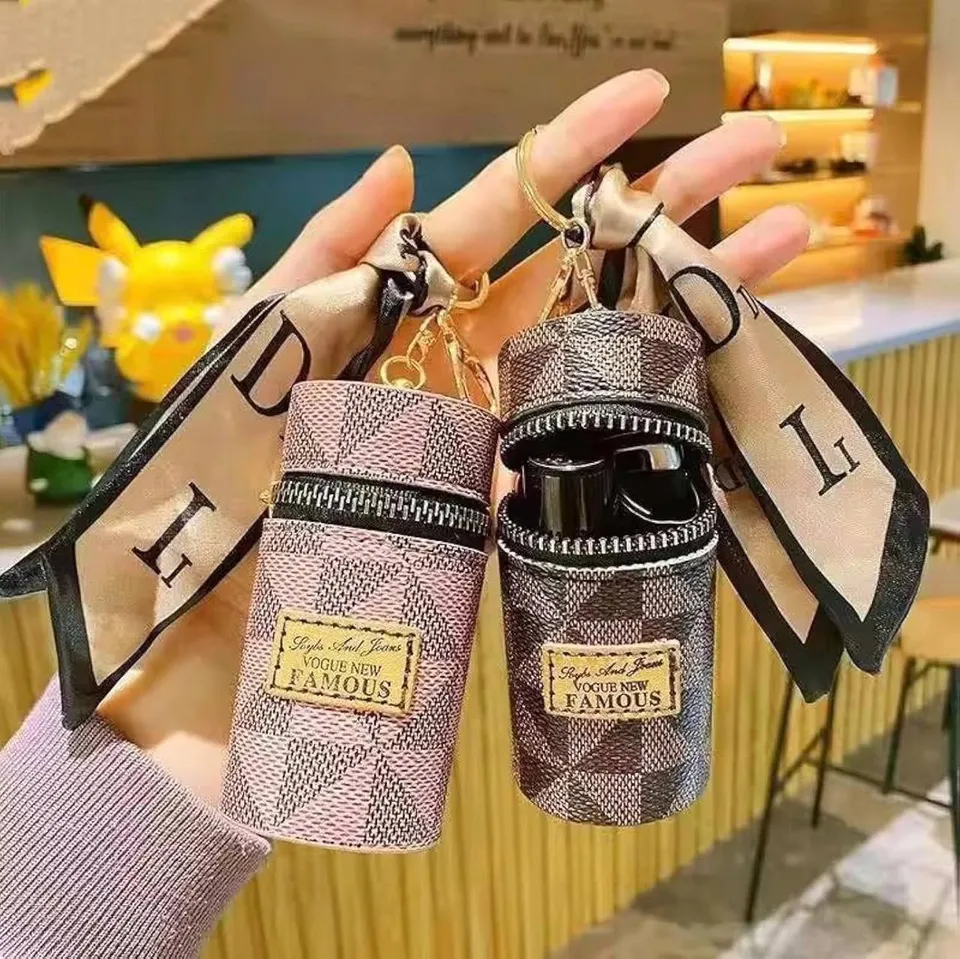 Mini Leather Keychain Bag
