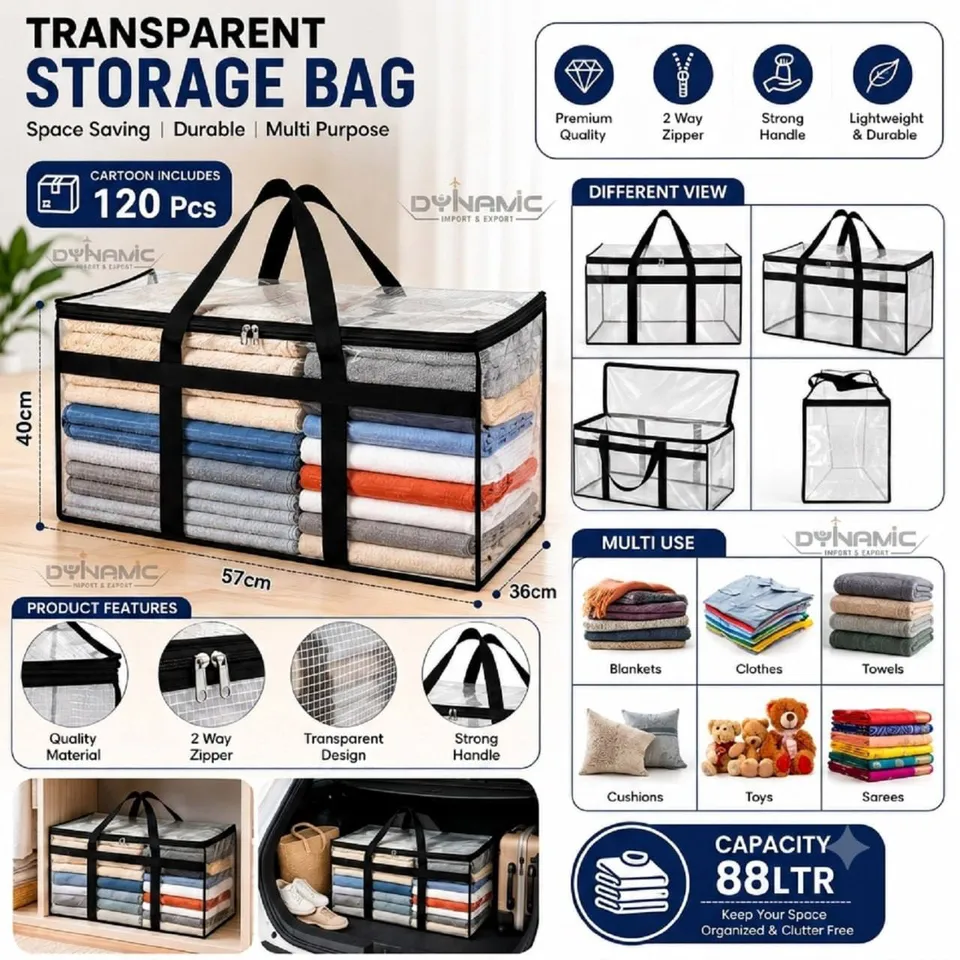 Transparent Storage Bag