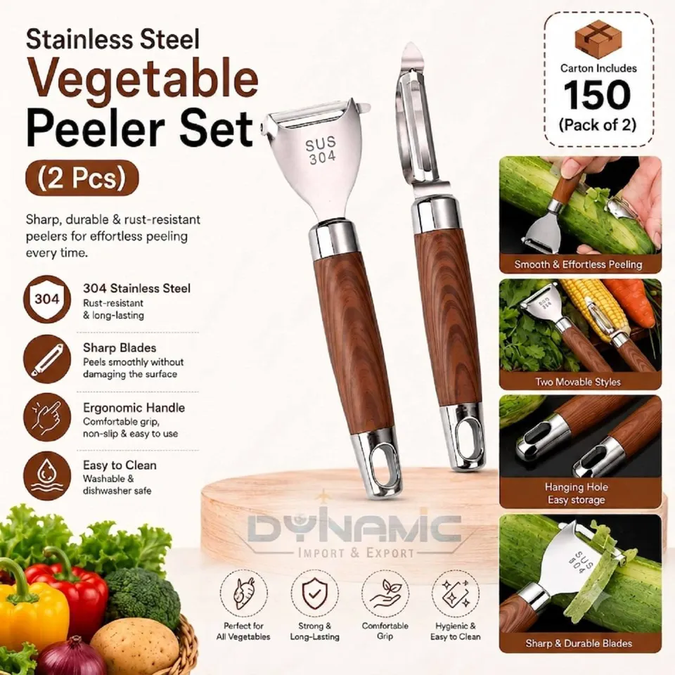 2pcs Vegetable Peeler Set