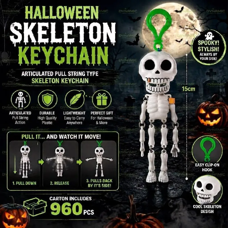 Skeleton Keychain