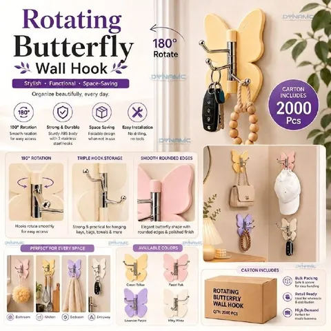 Rotating Butterfly Hook