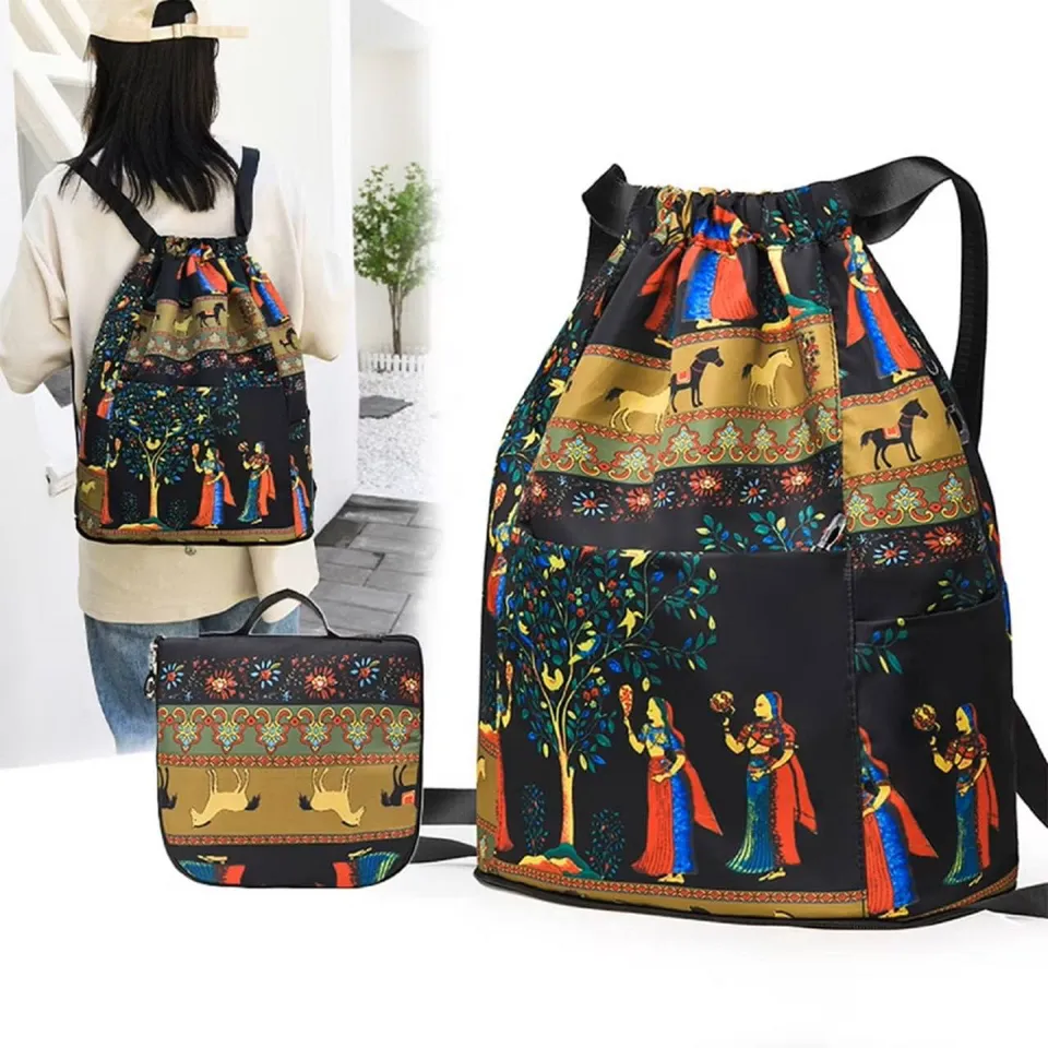 Printed Backpack