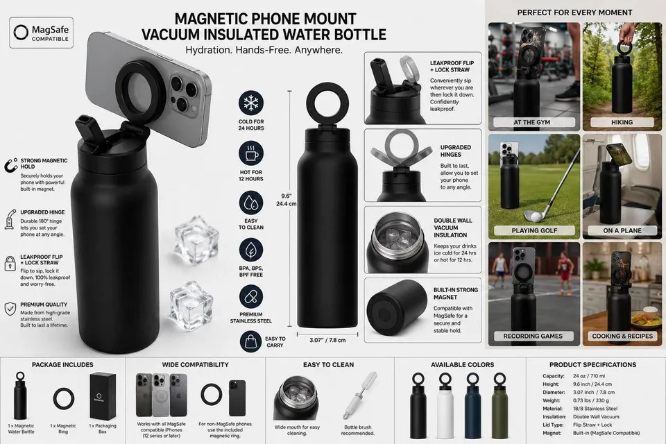 MagSafe Phone Water Bottle