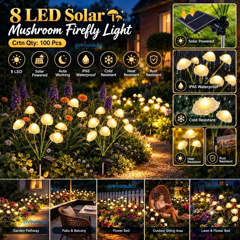 Solar Mushroom Light