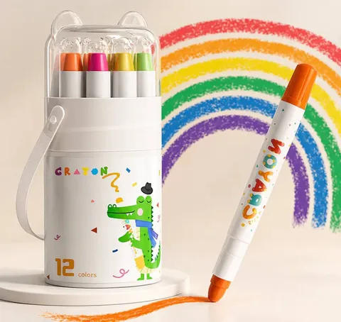 12 Crayons Colour Set