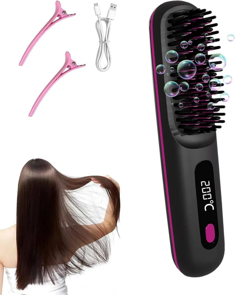 Cordless Hair Straightener Comb