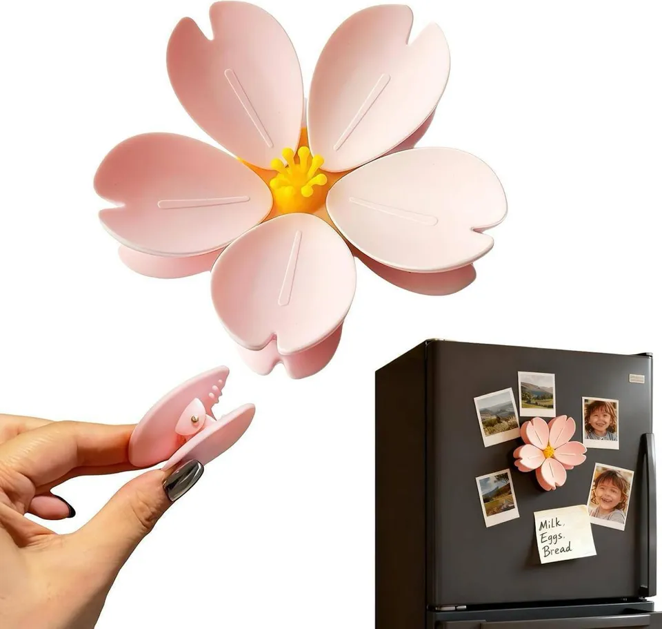Flower Magnetic Fridge Clip