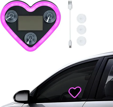 Heart Shape Car Light