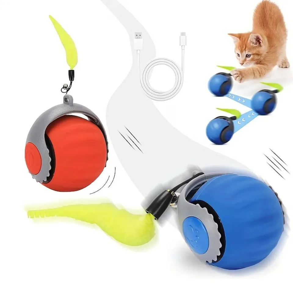 Automatic Cat Teasing Ball