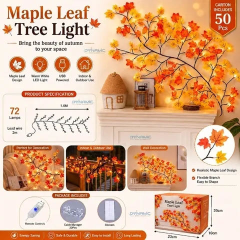 Maple Leaf Tree Light