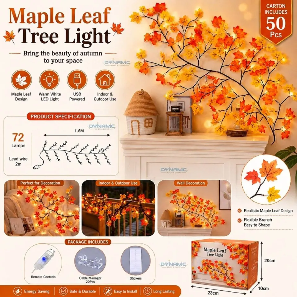 Maple Leaf Tree Light