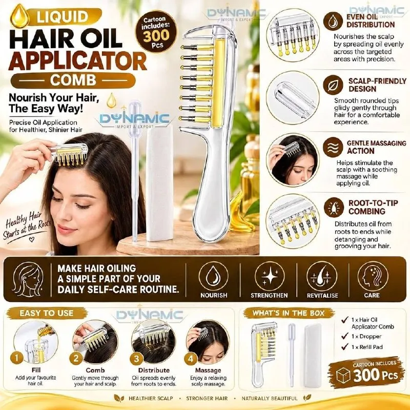 Hair Oil Applicator Comb
