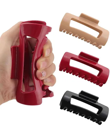 Soft Silicone Hair Claw Clips